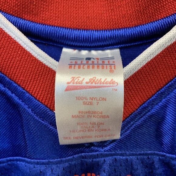 Vintage Chicago Cubs Mark Prior #22 Retro Football Jersey Youth Toddler Size 7 - Picture 15 of 16